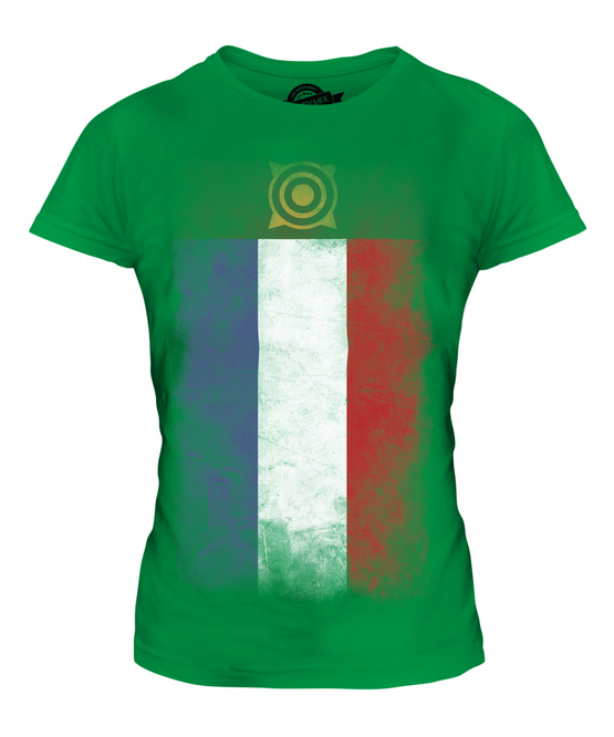 KHAKASSIA FADED FLAG LADIES T-SHIRT TEE TOP FOOTBALL GIFT SHIRT CLOTHING JERSEY - Picture 10 of 14