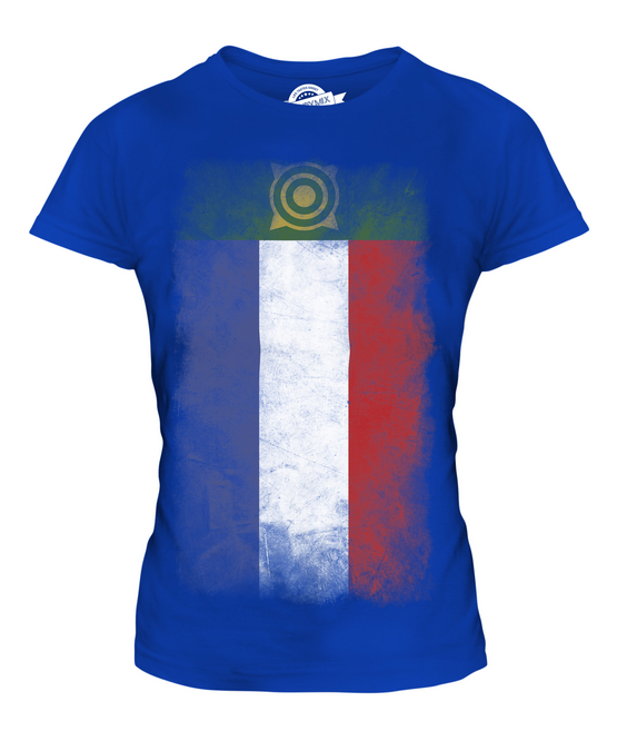 KHAKASSIA FADED FLAG LADIES T-SHIRT TEE TOP FOOTBALL GIFT SHIRT CLOTHING JERSEY - Picture 13 of 14