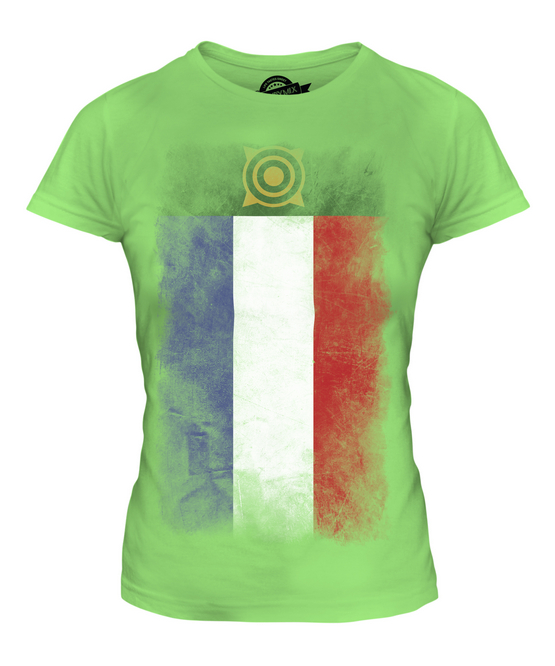 KHAKASSIA FADED FLAG LADIES T-SHIRT TEE TOP FOOTBALL GIFT SHIRT CLOTHING JERSEY - Picture 11 of 14