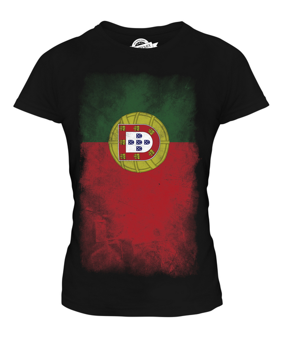 Portugal New T-Shirt Map Flag Top Country Gift Present Portuguese Holiday Tee