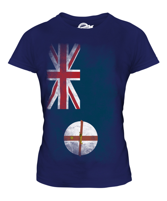 NUOVA T-SHIRT MAGLIETTA DONNA BANDIERA VERBLICA GALLES DEL SUD 36 38 40 42 44 - Foto 5 di 14