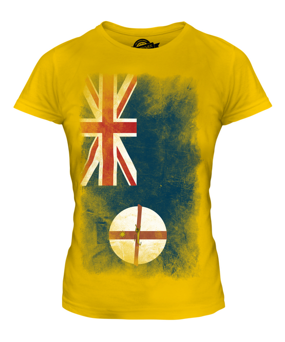 NUOVA T-SHIRT MAGLIETTA DONNA BANDIERA VERBLICA GALLES DEL SUD 36 38 40 42 44 - Foto 8 di 14