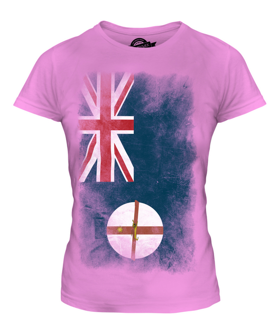 NUOVA T-SHIRT MAGLIETTA DONNA BANDIERA VERBLICA GALLES DEL SUD 36 38 40 42 44 - Foto 14 di 14