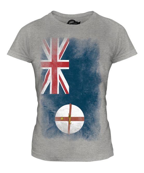 NUOVA T-SHIRT MAGLIETTA DONNA BANDIERA VERBLICA GALLES DEL SUD 36 38 40 42 44 - Foto 4 di 14