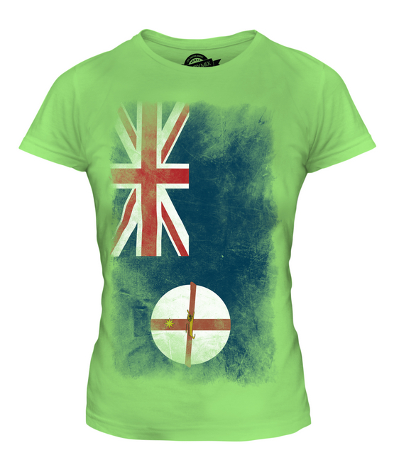 NUOVA T-SHIRT MAGLIETTA DONNA BANDIERA VERBLICA GALLES DEL SUD 36 38 40 42 44 - Foto 11 di 14
