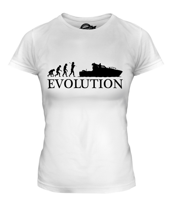 YACHT EVOLUTION OF MAN LADIES T-SHIRT TEE TOP GIFT