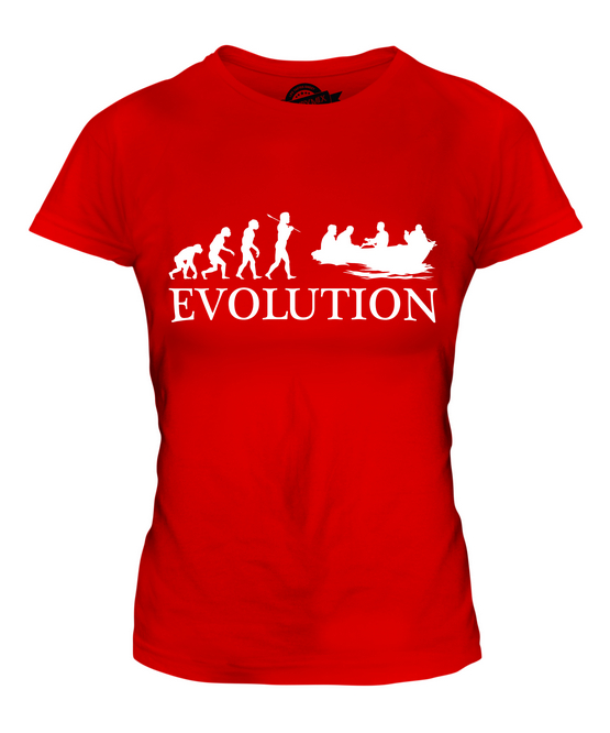 ROWING EVOLUTION OF MAN LADIES T-SHIRT TEE TOP GIFT CLOTHING ROWER