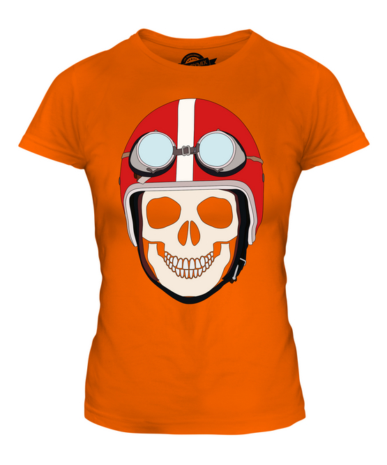 PILOTMASKE TOTENKOPF DAMEN T-SHIRT TEE SHIRT TOP 36 38 40 42 44 46 48 - Bild 7 von 14