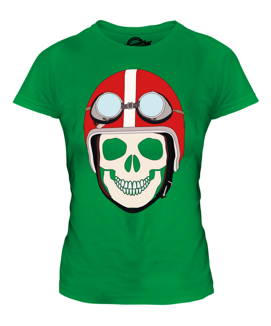 PILOTMASKE TOTENKOPF DAMEN T-SHIRT TEE SHIRT TOP 36 38 40 42 44 46 48 - Bild 10 von 14