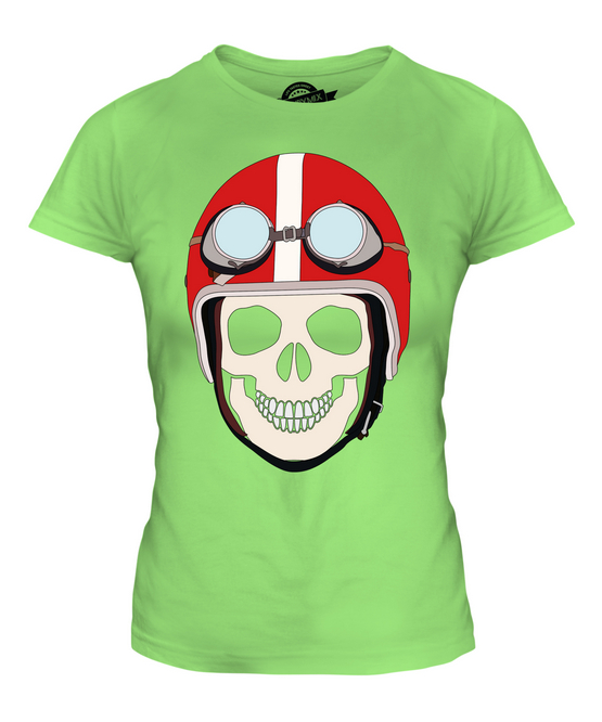 PILOTMASKE TOTENKOPF DAMEN T-SHIRT TEE SHIRT TOP 36 38 40 42 44 46 48 - Bild 11 von 14
