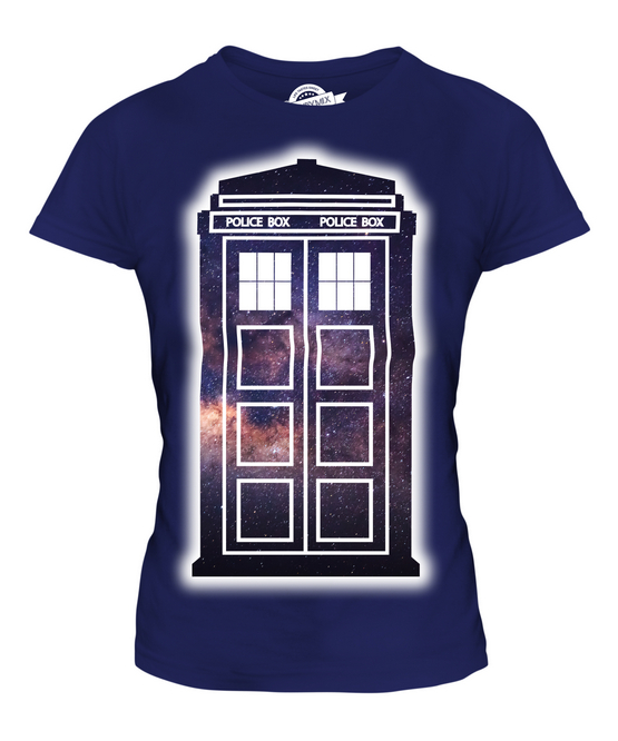 POLICE BOX LADIES T-SHIRT TEE SHIRT TOP 36 38 40 42 44 46 48 - Picture 5 of 14
