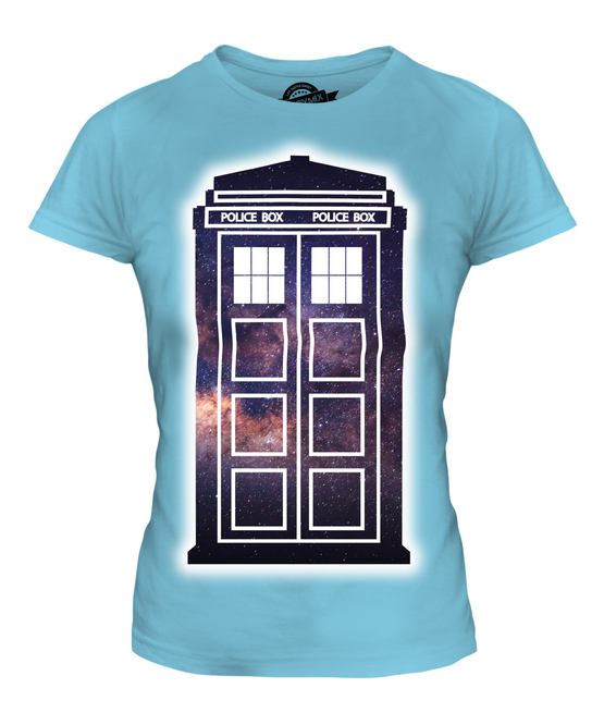 POLICE BOX LADIES T-SHIRT TEE SHIRT TOP 36 38 40 42 44 46 48 - Picture 12 of 14