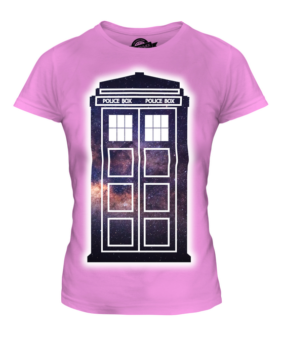 POLICE BOX LADIES T-SHIRT TEE SHIRT TOP 36 38 40 42 44 46 48 - Picture 14 of 14