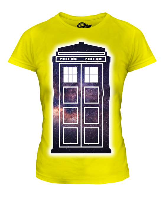 POLICE BOX LADIES T-SHIRT TEE SHIRT TOP 36 38 40 42 44 46 48 - Picture 9 of 14