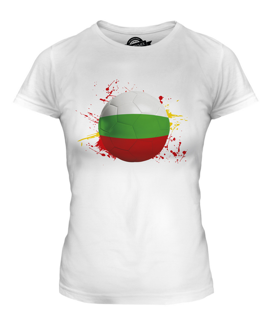 BULGARIA FOOTBALL LADIES T-SHIRT TEE TOP GIFT WORLD CUP SPORT