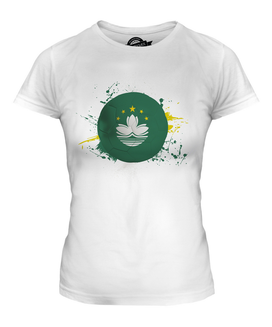 MACAU FOOTBALL LADIES T-SHIRT TEE TOP GIFT WORLD CUP SPORT