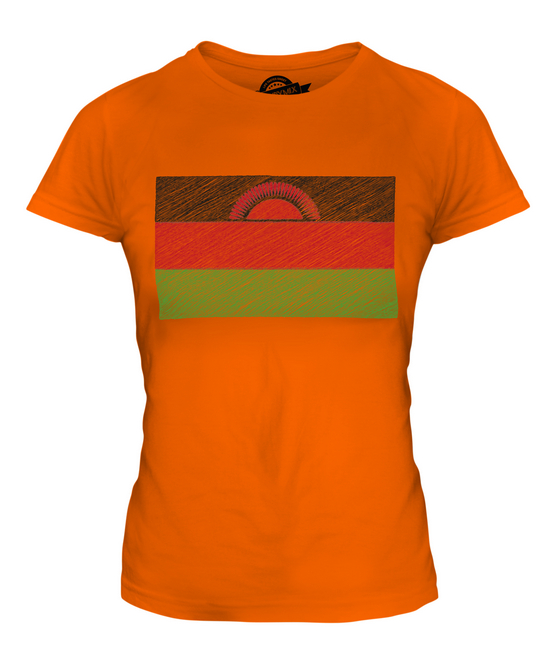 Bandera de Malawi se desvaneció para hombres Camiseta Camiseta Top Camisa Camiseta De Fútbol Regalo de Malawi