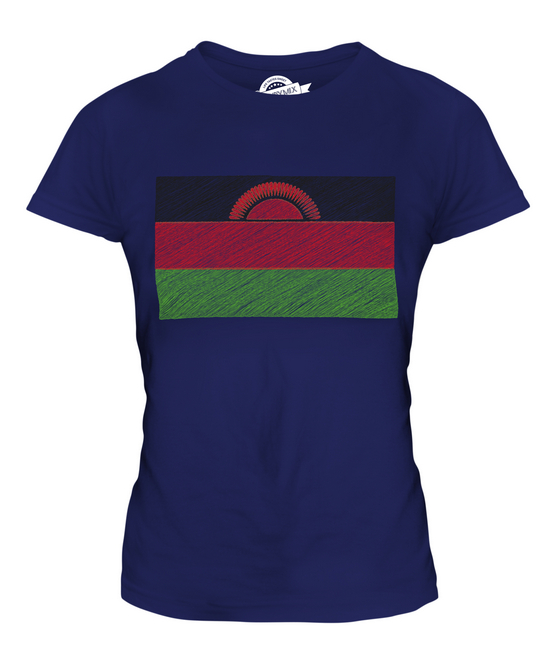 Bandera de Malawi se desvaneció para hombres Camiseta Camiseta Top Camisa Camiseta De Fútbol Regalo de Malawi