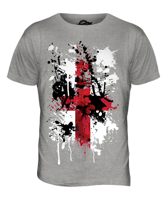 T-SHIRT TOP ENGLISH FLAG GEORGES DAY 