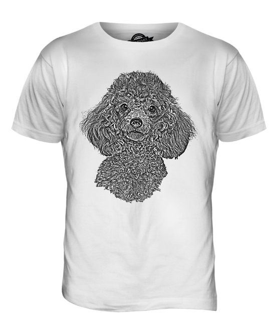 POODLE SKETCH MENS T SHIRT TEE SHIRT XS S M L XL 2XL 3XL 4XL 5XL