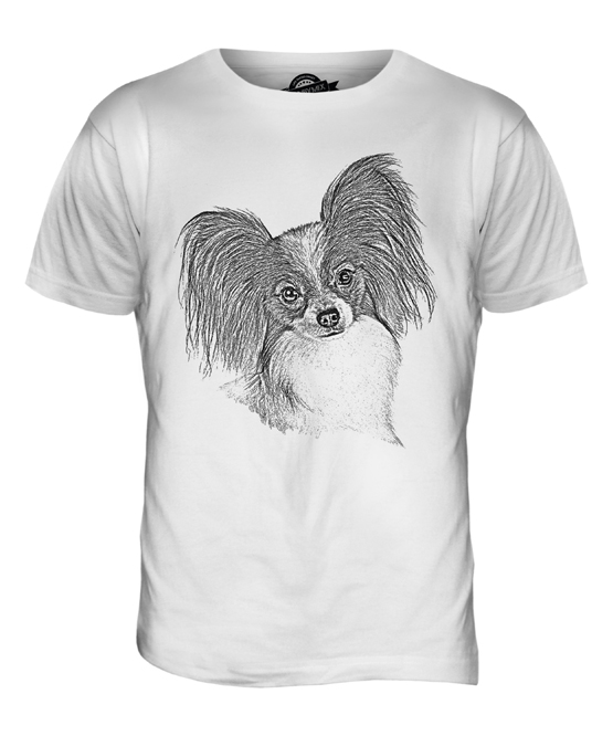 PAPILLON SKETCH MENS T SHIRT TEE SHIRT XS S M L XL 2XL 3XL 4XL 5XL