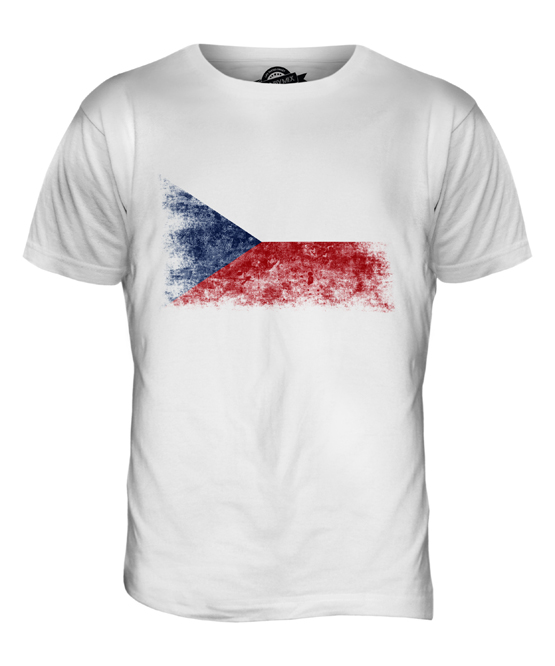 CZECH REPUBLIC VINTAGE FLAG MENS T SHIRT TEE SHIRT XS S M L XL 2XL 3XL 4XL 5XL