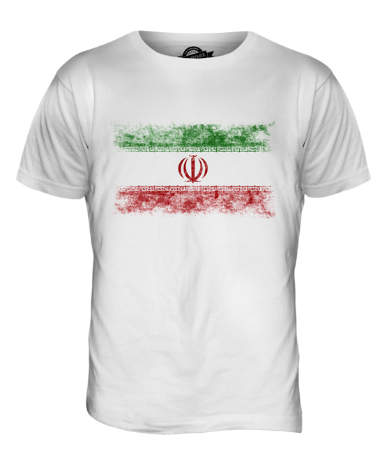 IRAN GRUNGE FLAG MENS T-SHIRT TEE TOP ?R?N PERSIAN IRANIAN SHIRT FOOTBALL 