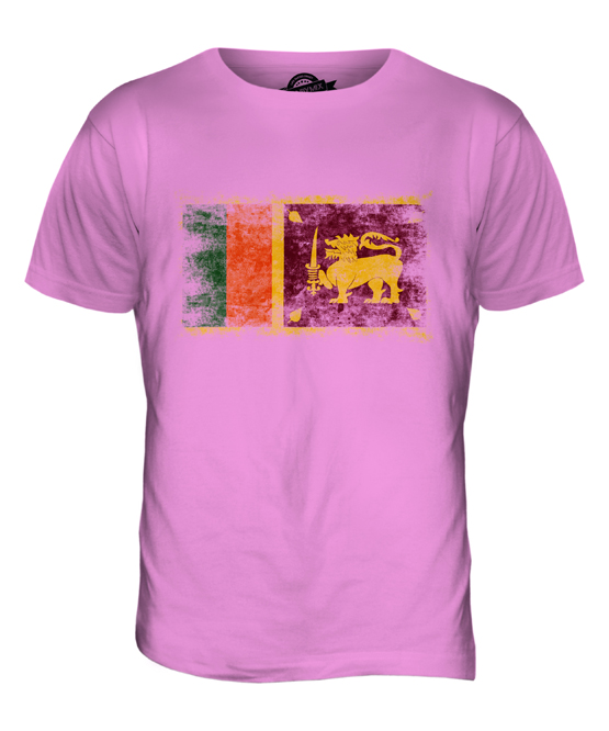 SRI LANKA DISTRESSED FLAG MENS TSHIRT TOP SRI LANK? FOOTBALL LANKAN