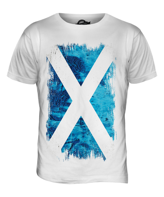 SCOTLAND GRUNGE FLAG MENS T SHIRT TEE SHIRT XS S M L XL 2XL 3XL 4XL 5XL