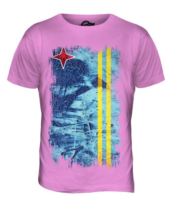 ARUBA GRUNGE FLAG MENS T-SHIRT TEE TOP ARUBAN SHIRT FOOTBALL JERSEY GIFT - Picture 20 of 21