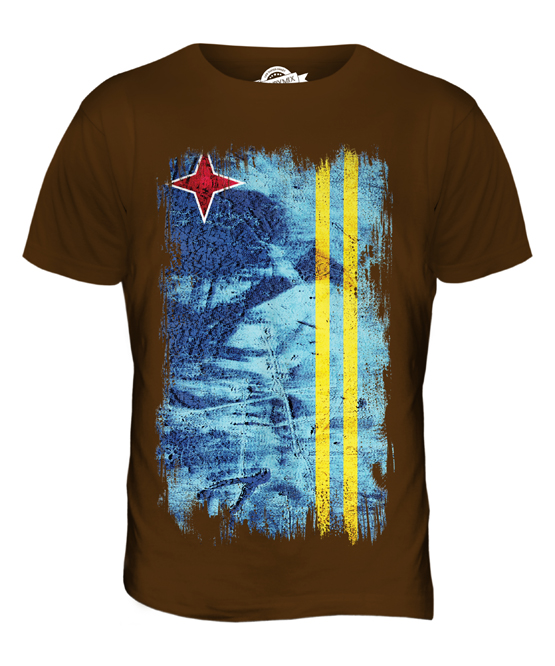 ARUBA GRUNGE FLAG MENS T-SHIRT TEE TOP ARUBAN SHIRT FOOTBALL JERSEY GIFT - Picture 14 of 21