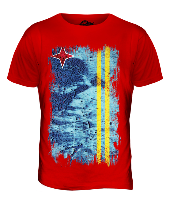 ARUBA GRUNGE FLAG MENS T-SHIRT TEE TOP ARUBAN SHIRT FOOTBALL JERSEY GIFT - Picture 7 of 21