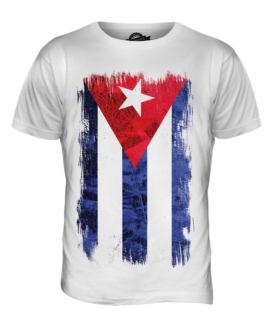 CUBA GRUNGE FLAG MENS T SHIRT TEE SHIRT XS S M L XL 2XL 3XL 4XL 5XL