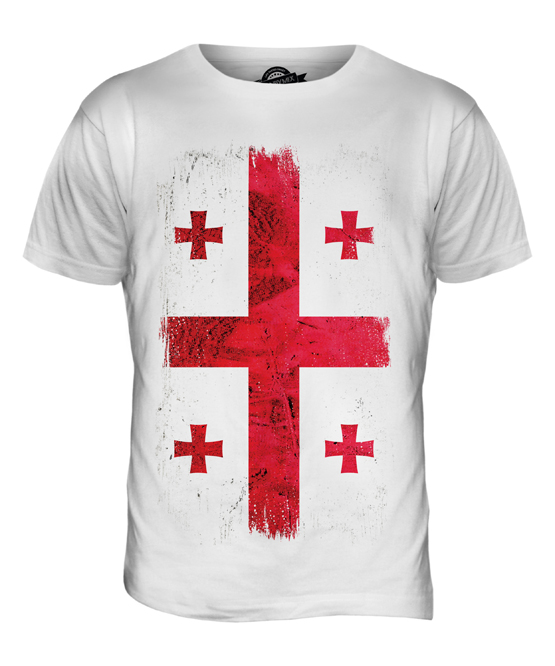 GEORGIA GRUNGE FLAG MENS T SHIRT TEE SHIRT XS S M L XL 2XL 3XL 4XL 5XL