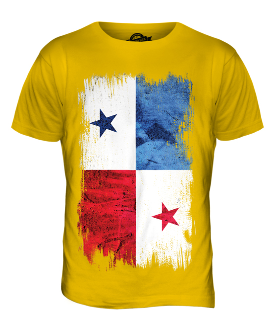 PANAMA GRUNGE FLAG MENS T-SHIRT TEE TOP PANAMÁ FOOTBALL PANAMANIAN GIFT ...