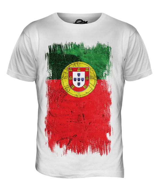 PORTUGAL GRUNGE FLAG MENS T SHIRT TEE SHIRT XS S M L XL 2XL 3XL 4XL 5XL