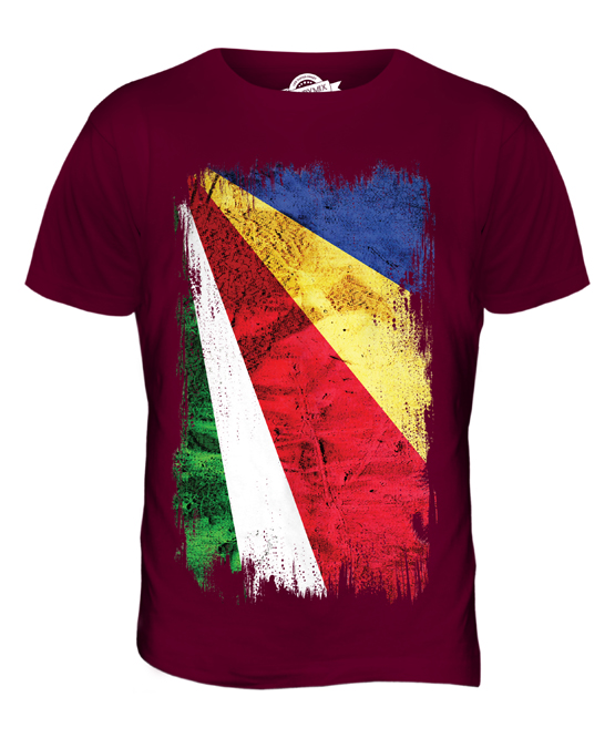 SEYCHELLEN GRUNGE FLAGGE HERREN T-SHIRT TEE SHIRT XS S M L XL 2XL 3XL 4XL 5XL - Bild 6 von 21
