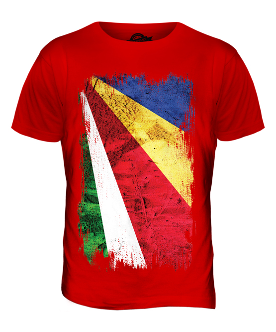 SEYCHELLEN GRUNGE FLAGGE HERREN T-SHIRT TEE SHIRT XS S M L XL 2XL 3XL 4XL 5XL - Bild 7 von 21
