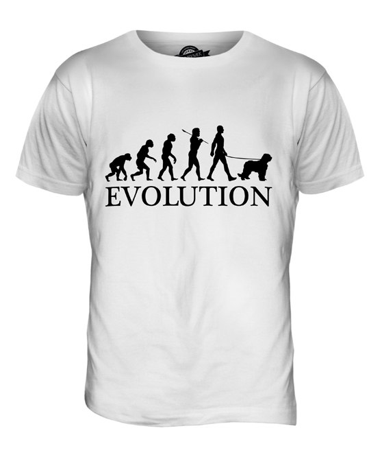 BRIARD EVOLUTION OF MAN AND DOG MENS T-SHIRT TEE SHIRT XS S M L XL 2XL