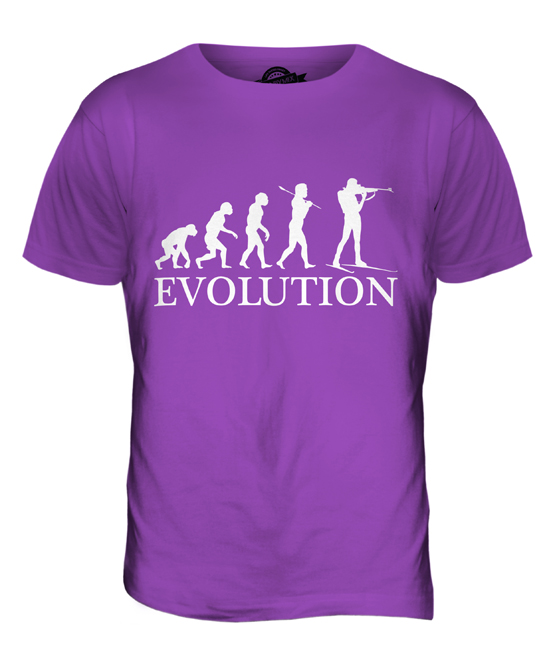 T-shirt Uomo Evolution Sportivo Su Snowboard - 100% Cotone, Verde Bottiglia, Taglia M, Stampa Snowboard