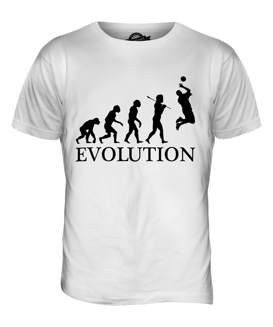 VOLLEYBALL EVOLUTION OF MAN MENS T SHIRT TEE SHIRT XS S M L XL 2XL 3XL