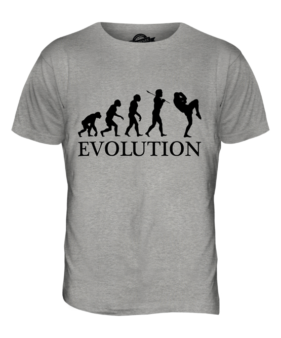 KICKBOXING EVOLUTION OF MAN KIDS T-SHIRT TEE TOP GIFT CLOTHING 