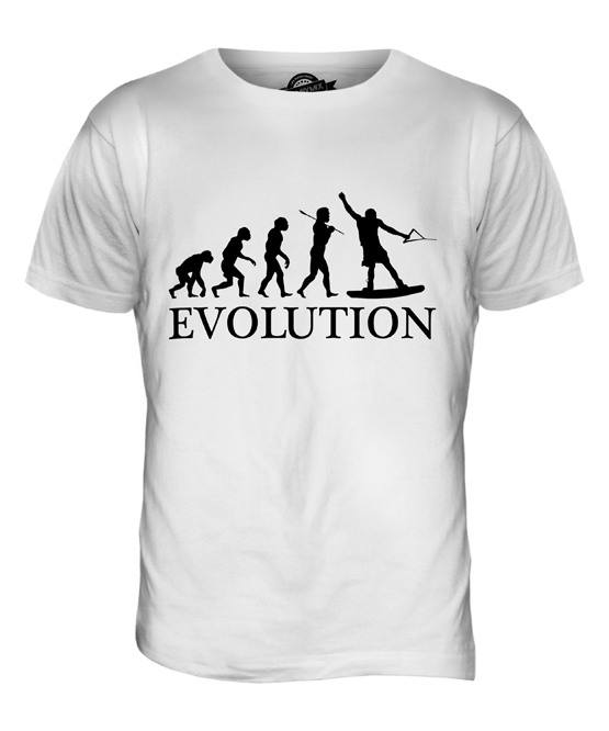 WAKEBOARD EVOLUTION OF MAN MENS T SHIRT TEE SHIRT XS S M L XL 2XL 3XL