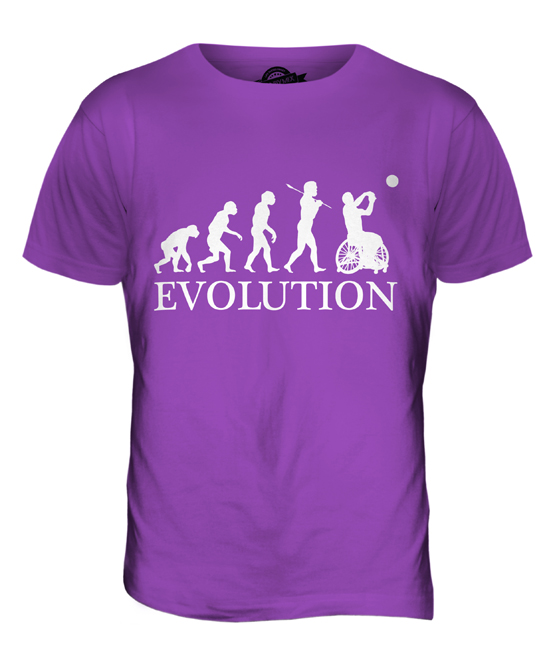 t-shirteria Tshirt Wheelchair Basket Evolution - Evolution - Basket in Carrozzina - Wheelchair Basket - Sport - Humor - in Cotone