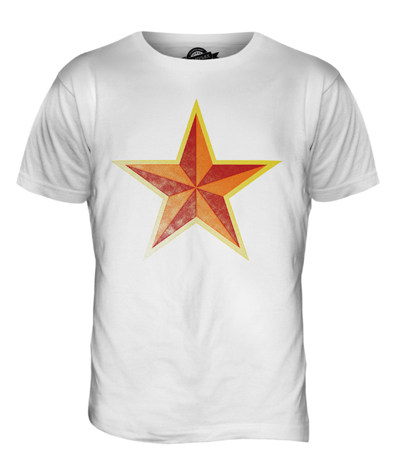 FADED COMMUNIST STAR MENS T SHIRT TEE SHIRT XS S M L XL 2XL 3XL