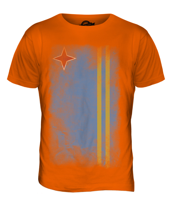 ARUBA FADED FLAG MENS T-SHIRT TEE TOP ARUBAN SHIRT FOOTBALL JERSEY GIFT - Picture 8 of 21