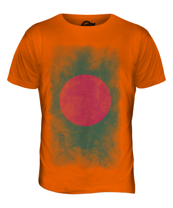 BANGLADESH FADED FLAG MENS TSHIRT TEE TOP BANGLADESHI SHIRT FOOTBALL