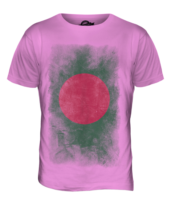 BANGLADESH FADED FLAG MENS TSHIRT TEE TOP BANGLADESHI SHIRT FOOTBALL
