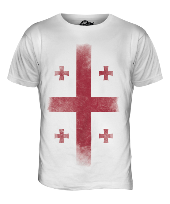 GEORGIA FADED FLAG MENS T SHIRT TEE SHIRT XS S M L XL 2XL 3XL 4XL 5XL