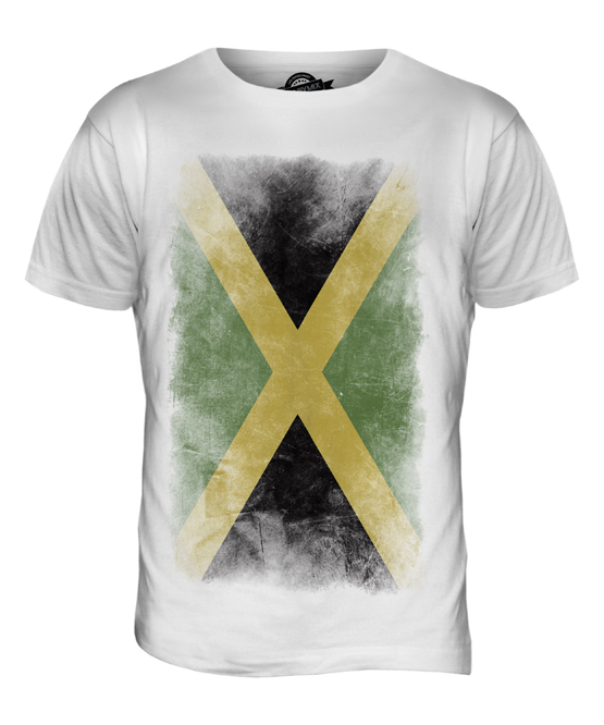JAMAICA FADED FLAG MENS T SHIRT TEE SHIRT XS S M L XL 2XL 3XL 4XL 5XL